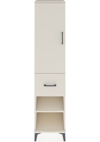 Resim Hyperion Dolap 4 Raflı Tek Çekmeceli Tek Kapaklı 44x44x195 Aytaşı-aytaşı Aytası 