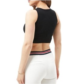 Resim Eylül Moda Kadın Siyah Crop Top 