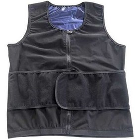 Resim Ganzhoushop Yeleği Vücut Suntek Siyah Sauna İnceltici İçin Erkekler Geniş Bel Yj Siyah 