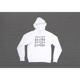 Resim Veglobe Arıza Işığı Baskılı Hoodie 