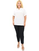 Resim Kadın Büyük Beden Yüksek Bel Pantolon 208 0017-25 001 