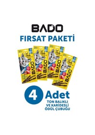 Resim Bado Kedi Ödül Çubuğu Ton Balıklı Ve Karidesli 3x5gr 4lü 