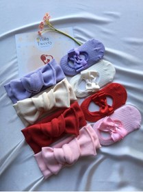 Resim Baby Tweety 8'li Kombin (KUTULU) El Yapımı Kız Bebek Bandana & Babet Çorap 