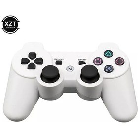 Resim Beyaz-gamepad Kablosuz Bluetooth Uyumlu Joystick Konsolu İçin Sony Ps3 Denetleyicisi İçin Playstation 3 Oyun Pedi Joypad Oyun Aksesuarları 