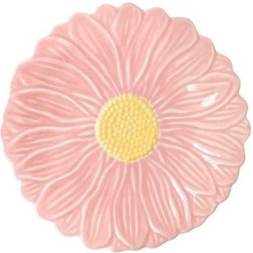 Resim Easy Life Porselen Pasta Tabağı 21 Cm - Pembe Pembe 