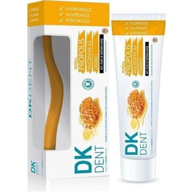 Resim 5 Adet Dermokil Dk Dent Propolis Özlü Diş Macunu 75 Ml + Fırça 