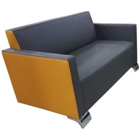 Resim Koltukstilim Barlas Deri İkili Kanepe Ofis Kanepesi Gri 