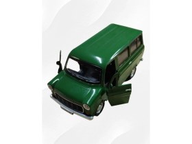 Resim Nostaljik Lezzetler Nostaljik Metal Çek Bırak Ford Sesli ve Işıklı Minibüs Yeşil ( 1/36 Ölçek ) 