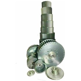 Resim Çap 200 Boy 50 Delik 28 Mm Sol Yön Radyal Fan Pervanesi 