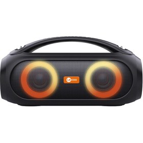 Resim DS152 Boombox RGB Siyah Taşınabilir Bluetooth Hoparlör 