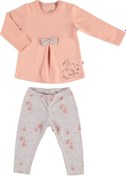 Resim Bibaby Pink Royal 2li Bebek Takım 59668 Somon Bej Melanj 