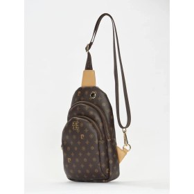 Resim Pierre Cardin Kahve Monogram Kadın Bel Çantası 05PO22Y1535-MN Kh 