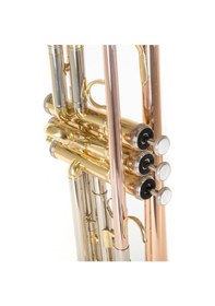Resim Roy Benson Tr-202g Bb Trompet Gold Brass Altın Pirinç Kalak S 