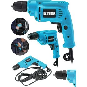 Resim Steiner 1400 Watt 10 Mm Kablolu Darbesiz Vidalama Matkap Mavi 
