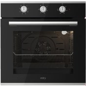 Resim Esty AEF6604B01 Ankastre Fırın, Siyah 