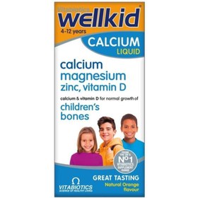 Resim Vitabiotics Wellkid Calcium Liquid 4-10 Yaş 150 ml 