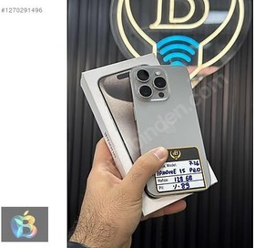 Resim Apple iPhone 15 Pro İkinci El TR | 128 GB | Natürel Titanyum 