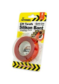 Resim Automix Silikon Çift Taraflı Bant 18mm X 4 Metre 