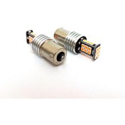 Resim Femex P21W Non-Direction 1156 Tek Duy 3030 Chip 24Smd Turuncu Led 