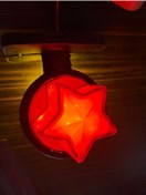 Resim KIR OTOMOTİV Yıldız takoz sarı kırmızı 12.24 volt uyumlu 