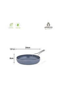 Resim Amboss Sera Nova Yanmaz Yapışmaz Seramik Tava 24 Cm - Gri 
