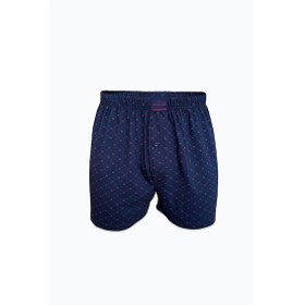 Resim Malabadi Erkek 3 Lü Lacivert Premium Collection Desenli Geniş Kalıp Modal Boxer 3m254 Lacivert 