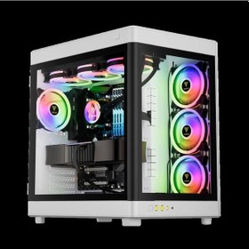 Resim YNT Gamdıas Neso P1, Tempered Glass, 850W, 80+Bronze, Atx, White Edition, Gamıng Kasa 