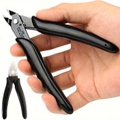 Resim Katlanmayan Bıçaklı 5 İnç Hassas Karbon Çelik Tel Kesiciler - Takı Yapımı, Elektronik ve Dış Mekan Kullanımı için Ergonomik Rahat Tutuşlu - Dayanıklı & Çok Yönlü Kesme Aracı, Dış Mekan Kesimi | Ergonomik Tutuş | Sağlam Yapı 