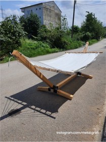 Resim Ahşap Hamak Standı Hamak Ayağı Ahşap 