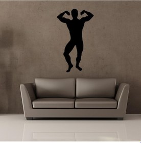 Resim Body Gym Folyo Sticker Derstv1097 60cm Uzunluk Siyah 