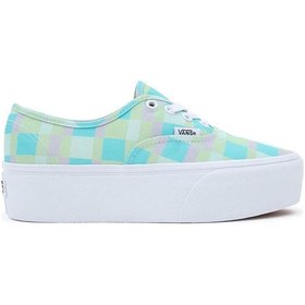 Resim Vans Ua Authentic Stackform Kadın Günlük Ayakkabı Vn0a5kxxpp51 Mavi 