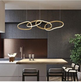 Resim Spiral Gold Led Sarkıt Gold 