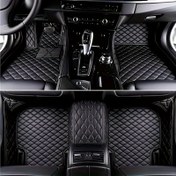 Resim 2016-2024 for HONDA Civic (LHD) için STAWGRNY Zemin Matları, 5 Koltuklu Araba, Kaymaz, Dayanıklı Tüm Hava Durumu Matı - Elmas Kaplı Tasarımıyla Siyah, Tüm Hava Durumu Zemin Koruma | Elmas Kaplı Desen | Dayanıklı Zemin Matı, Zemin Matı 