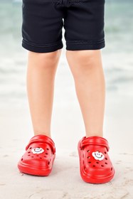 Resim Kiko Kids Eva Plaj Havuz Okul Kreş Erkek Çocuk Terlik Twg 755 Kırmızı 