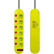 Resim VEA VE-E60 6LI 1.5 METRE AYRI ANAHTARLI GRUP PRİZ 