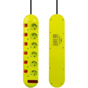 Resim VEA VE-E60 6LI 1.5 METRE AYRI ANAHTARLI GRUP PRİZ 