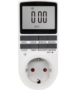 Resim Moveevo Zamanlayıcı Anahtar Prizi 16a 3680w Büyük Ekranlı Elektrikli Zamanlayıcı Ev Ofis Mutfak Avrupa Standartı Diğer 