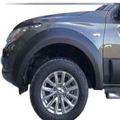 Resim Mitsubishi L200 2016-2019 Çıkıntılı Civatasız Çamurluk Kaplama Dodik 