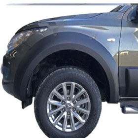 Resim Mitsubishi L200 2016-2019 Çıkıntılı Civatasız Çamurluk Kaplama Dodik 