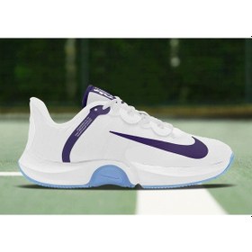 Resim NikeCourt Air Zoom GP Turbo Erkek Sert Zemin Tenis Ayakkabısı Beyaz 