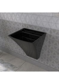 Resim Lucco Loop 50 CM Asma Monoblok Lavabo Siyah 