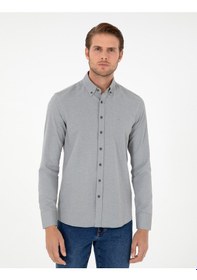 Resim Pierre Cardin Desenli Erkek Gömlek - Haki 50297998-VR027 