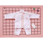 Resim Tongs Baby Somon Flamingo 3'lü Kız Bebek Takım 