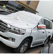 Resim Wezone Suv Ve Pikaplar İçin Güneş Çitasi - 5 Katlı Kalın Oxford Kumaşı, 4 Esnek Kayış, Ayna Korumalı, Güneş/snow/yağmur Koruyucu - Gümüş 