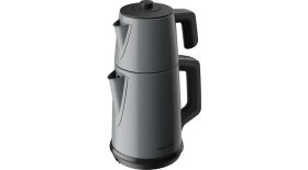 Resim Grundig 0,7 lt Gri Çay Makinesi Çelik Malzeme ile Hızlı Demleme ve Sıcak Tutma Özelliği 