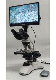 Resim Ece Opto-edu Biyoloji Mikroskobu Trinoküler 2000x Ve Lcd Ekranlı Mikroskop Kamerası Alüminyum Bavulda 