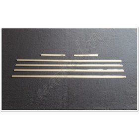 Resim Markadan Citroen C5 Krom Cam Çıtası 2001-2007 6 Parça Paslanmaz Ç 