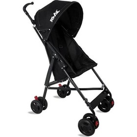 Resim Rival Tokyo Hafif Baston Siyah Bebek Arabası 