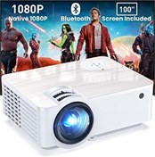 Resim Groview 1080P Bluetooth Mini Projektör - 100 inç 