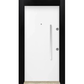 Resim Mono Çelik Kapı MN-6040 Dış Iklim Kapısı Yağmur'a ve Güneşe Dayanıklı Çelik Kapı 